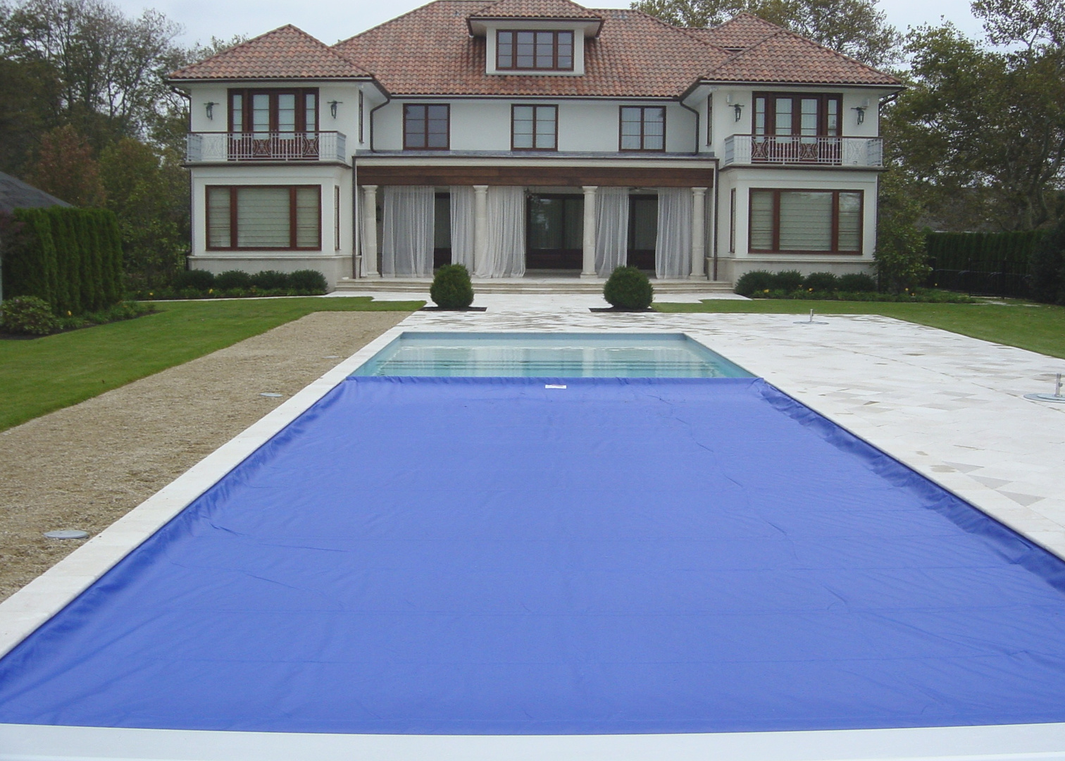 Pool cover installation 2