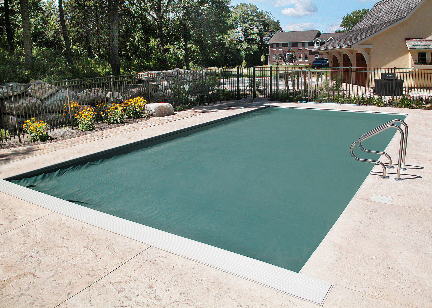 Pool cover installation 3