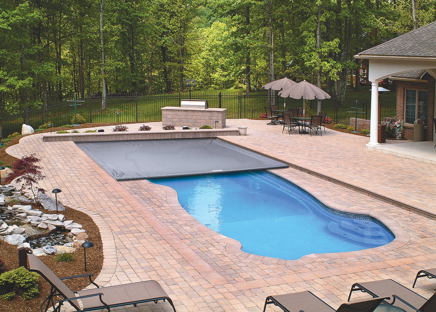 Pool cover installation 4