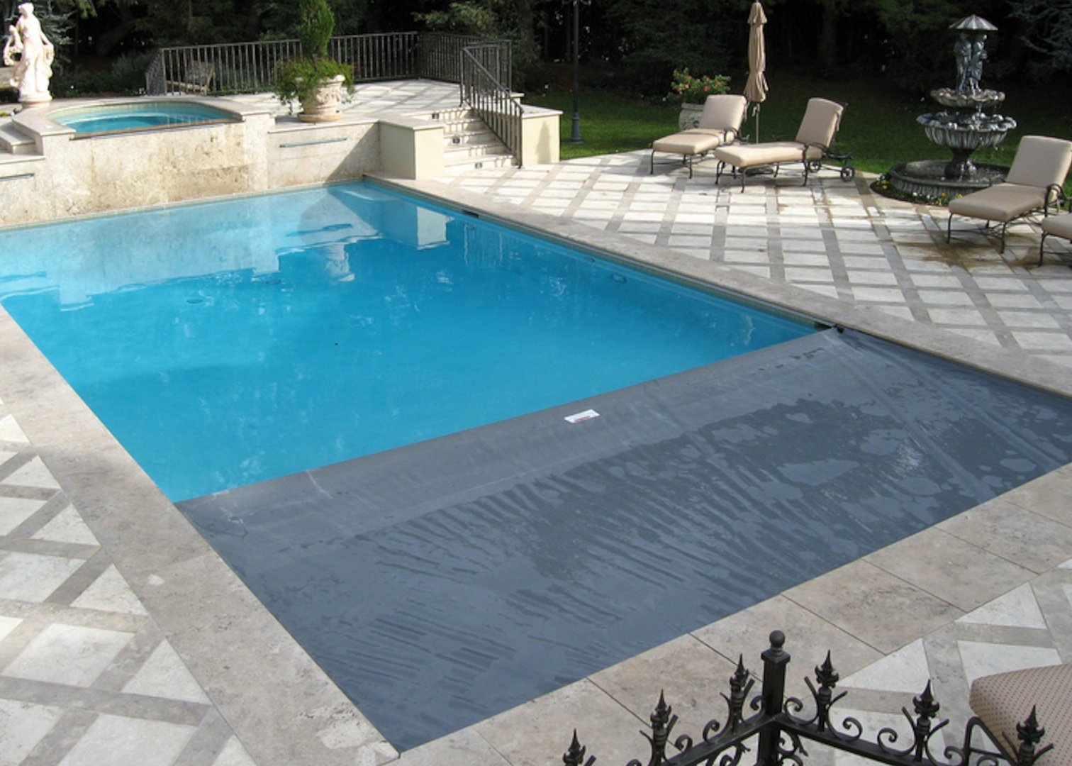 Pool cover installation 7