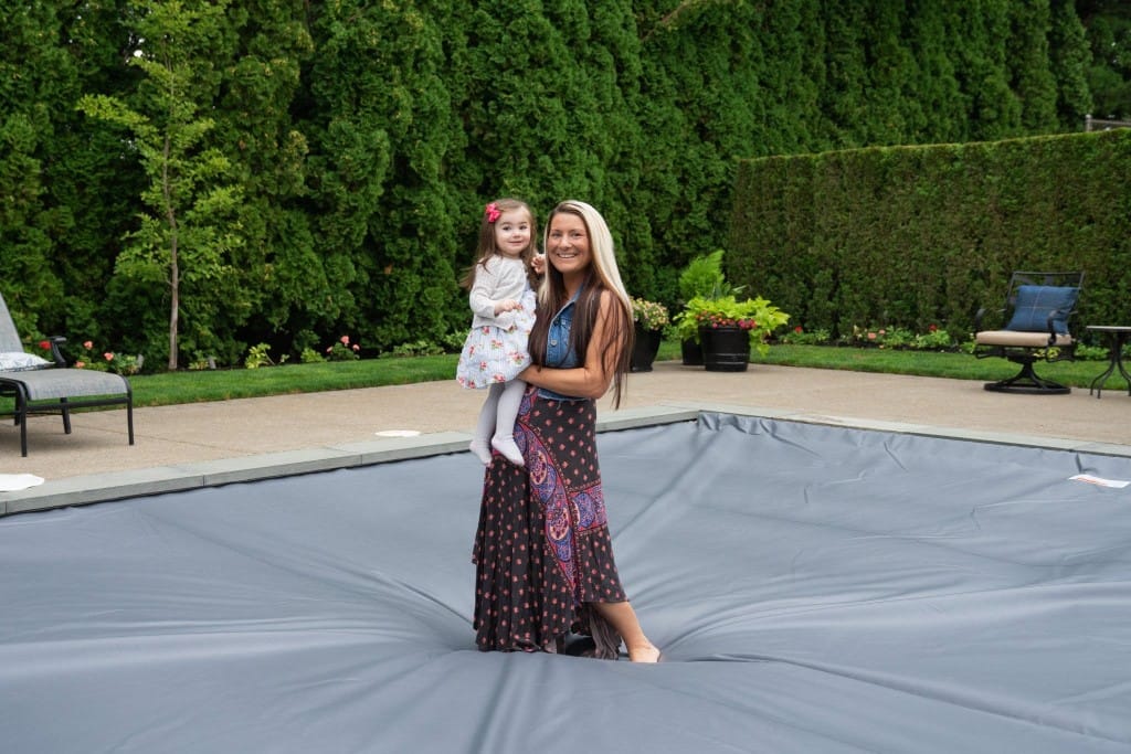 Coverstar automatic pool safety cover in action